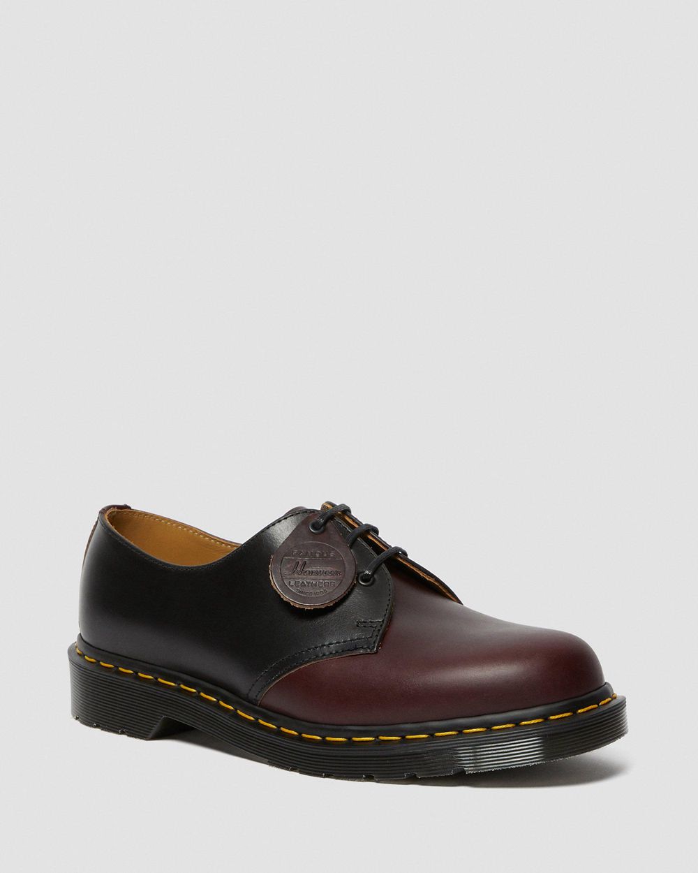 Dr Martens 1461 Made In England Horween Oxford Topánky Damske ( Čierne/Bordove ) SK 597-XTEFMW